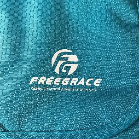 FREEGRACE Hanging Travel Toiletry Organizer Cosmetic Bag Blue - Picture 2 of 8